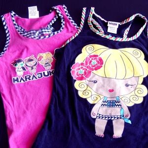 Harajuku Mini Racer Back Tanks